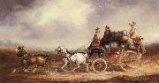 Charles Cooper The Edinburgh-London Royal Mail on the Road china oil painting artist